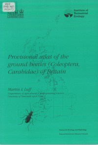 Cover of Provisional atlas of the ground beetles (Coleoptera, Carabidae) of Britain