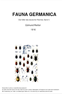 Cover of Fauna Germanica - Band V.
