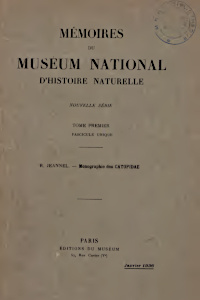 Obálka Monographie des Catopidae (Insectes Coléoptères)