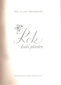 Cover of Rok kráčí přírodou