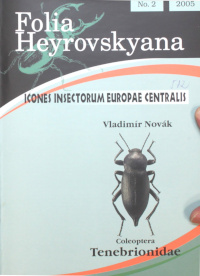 Obálka Folia Heyrovskyana: Coleoptera: Tenebrionidae