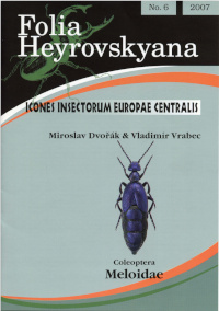 Obálka Folia Heyrovskyana: Coleoptera: Meloidae