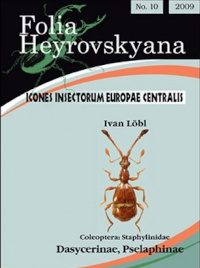 Obálka Folia Heyrovskyana: Coleoptera: Staphylinidae (Dasycerinae, Pselaphinae)