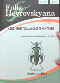 Obálka Folia Heyrovskyana: Coleoptera: Oedemeridae