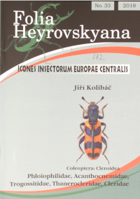 Obálka Folia Heyrovskyana: Coleoptera: Cleroidea - Phloiophilidae, Acanthocnemidae, Trogossitidae, Thanerocleridae, Cleridae