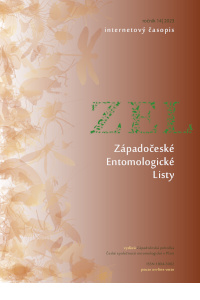 Cover of Západočeské entomologické listy